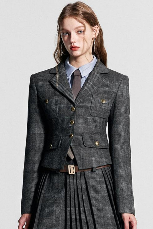 French Retro Jacket + Pre-Eaten Skirt