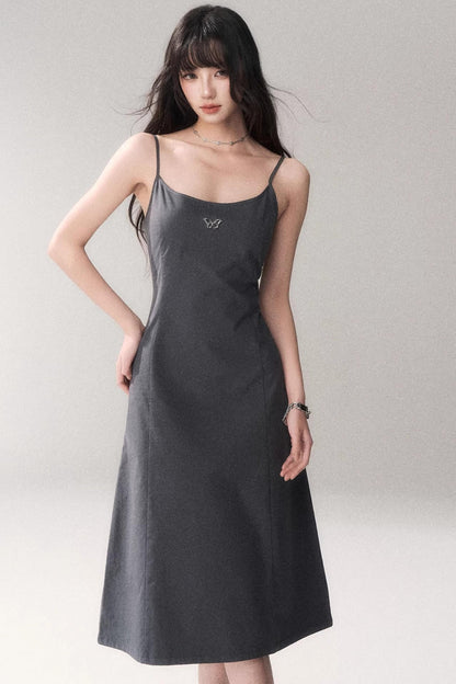 Retro Pure Cotton A-Line Dress