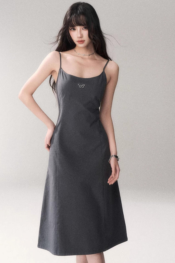 Retro Pure Cotton A-Line Dress