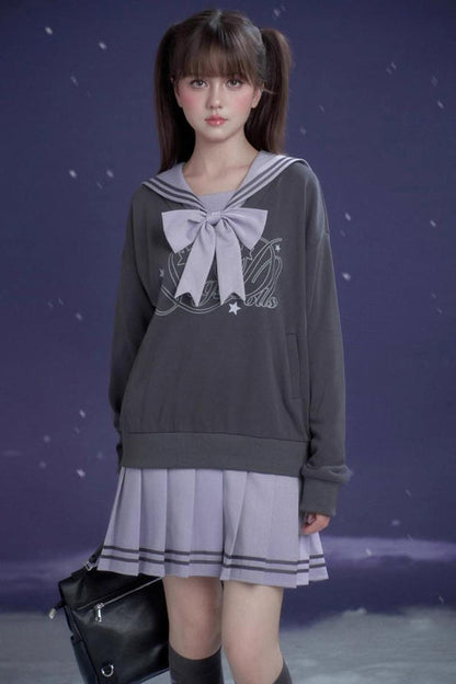 スイートレイパープルセーラードレス