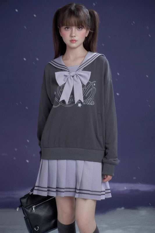 スイートレイパープルセーラードレス