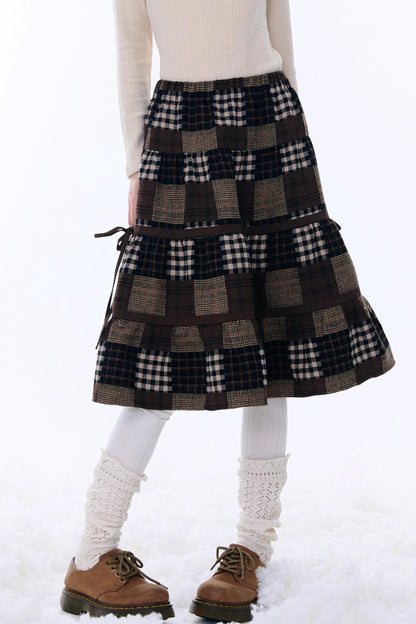 Retro Plaid Skirts