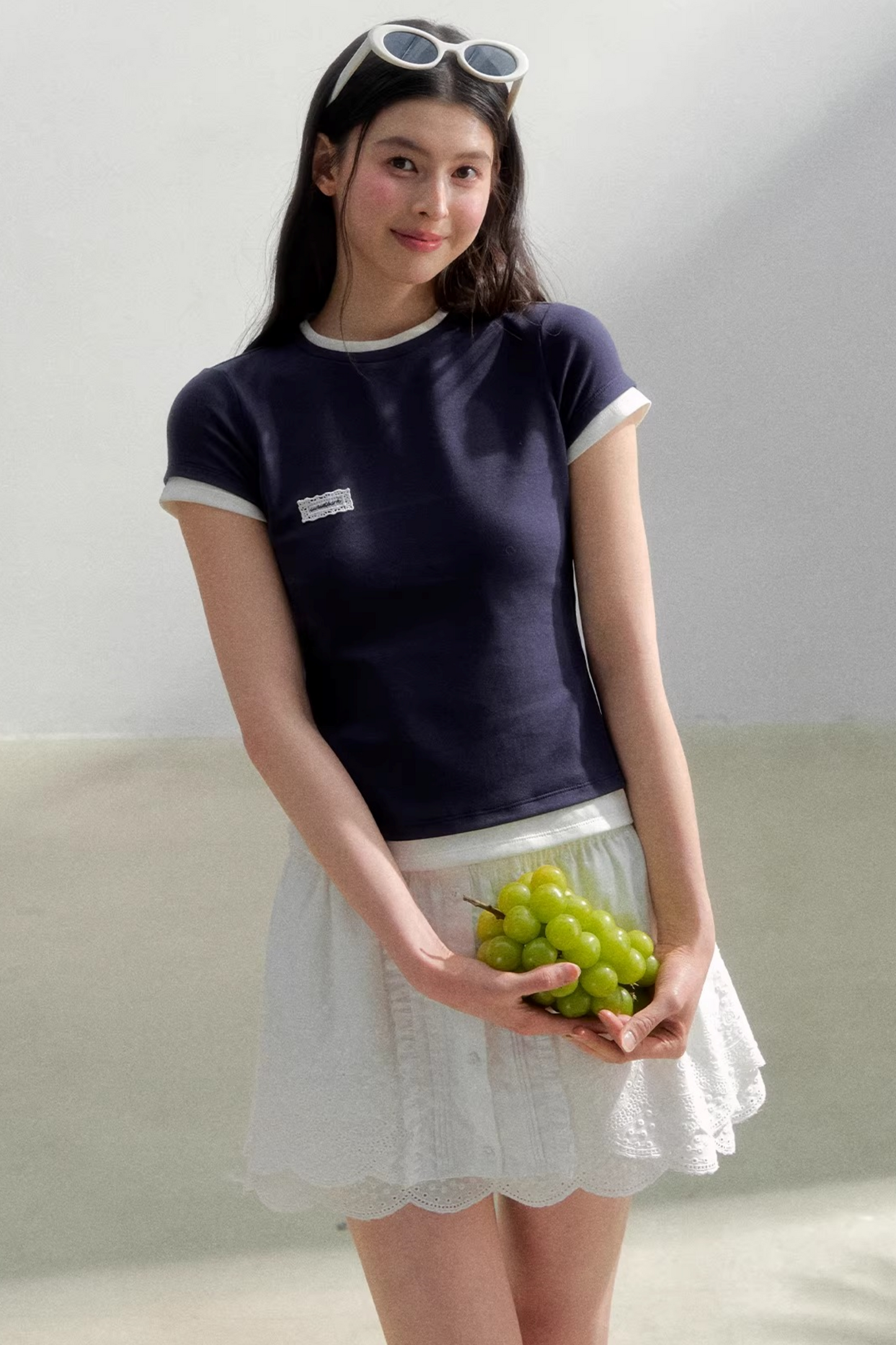 Camiseta ajustada de algodón Oxygen