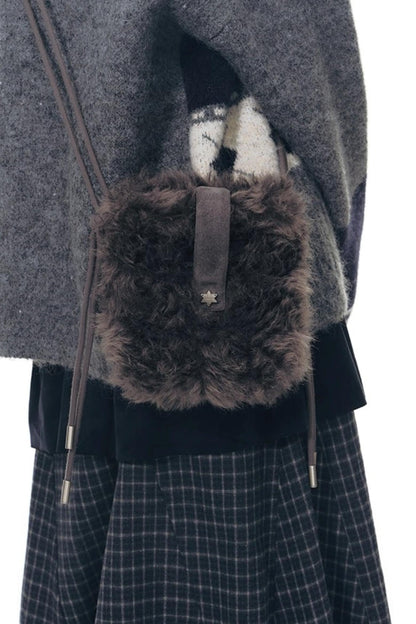 Fur Mini Crossbody Shoulder Bag