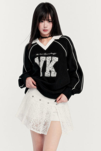 Retro Sporty Sweatshirt