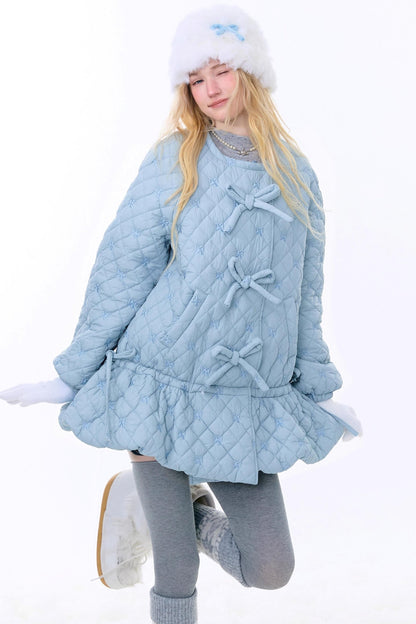 Middle length ribbon suite court