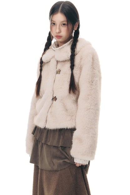 ドールカラーフォックスファーコート