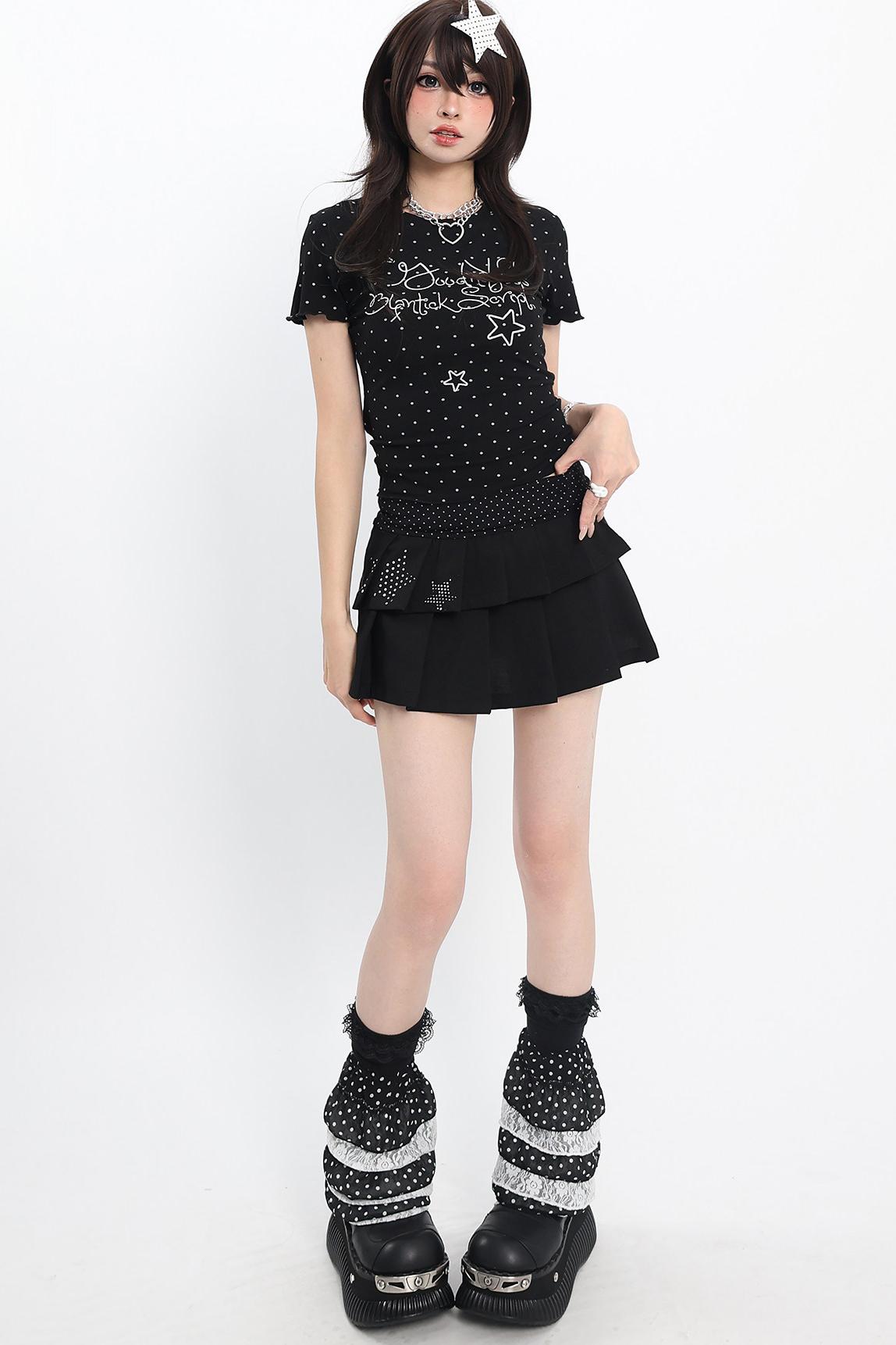Y2K Star Line Fitted Top