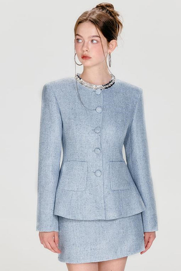 レトロフレンチフレアジャケット＋タイトスカート