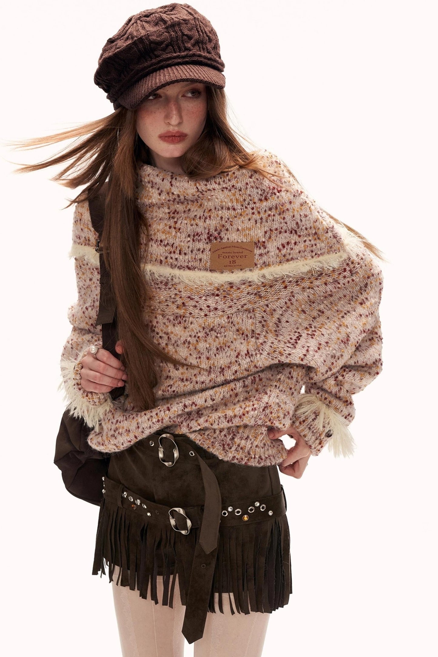 モードオフショルトップス