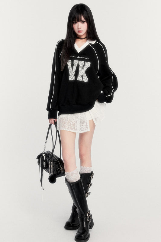 Retro Sporty Sweatshirt