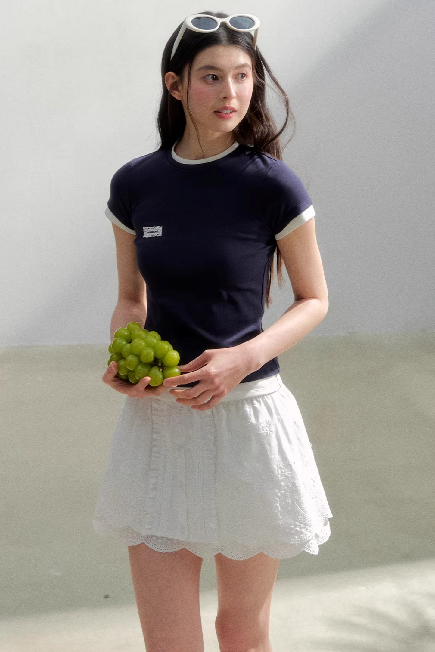 Camiseta ajustada de algodón Oxygen