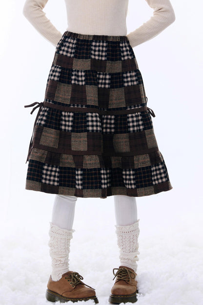 Retro Plaid Skirts