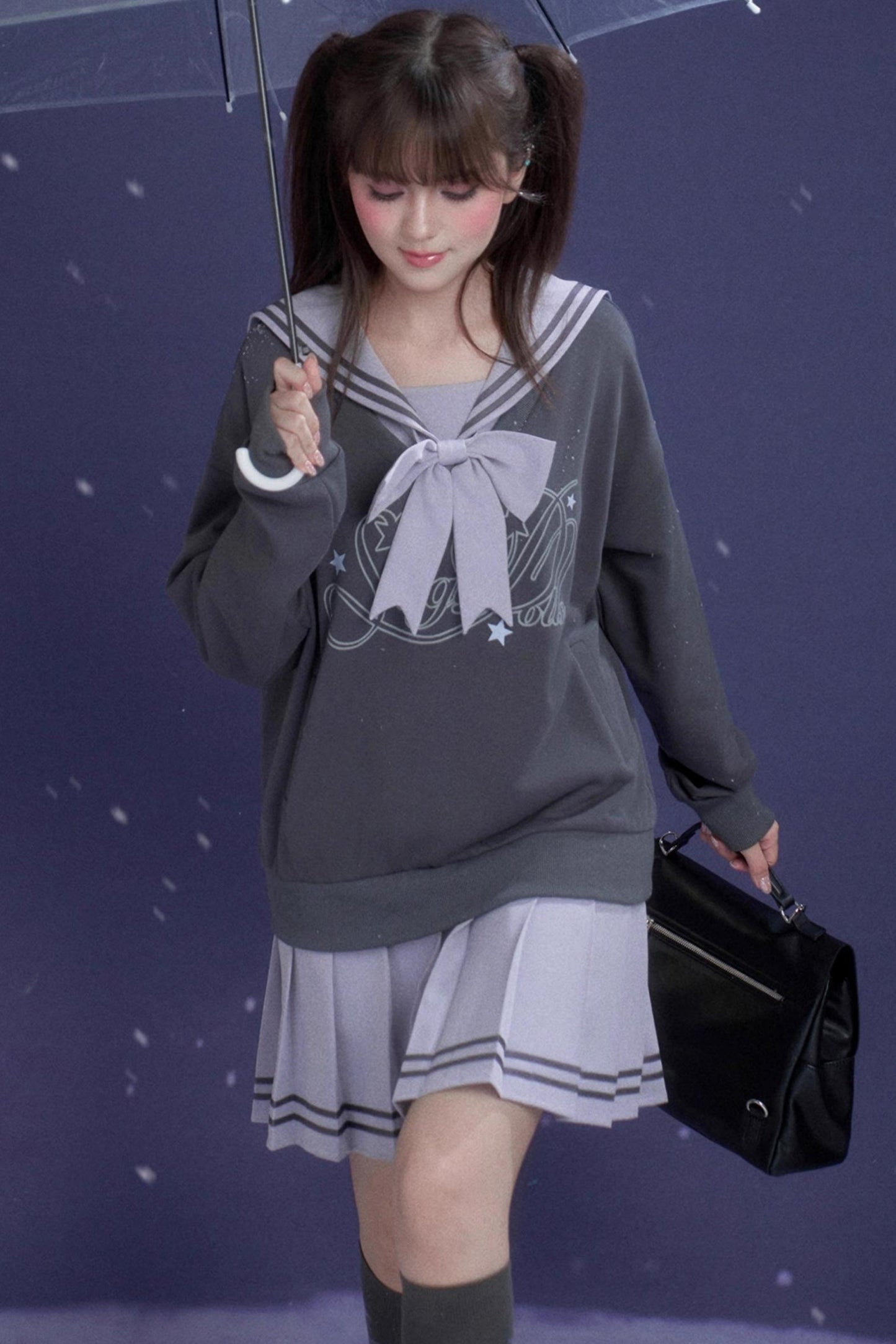 sweet ray purple sailor dress