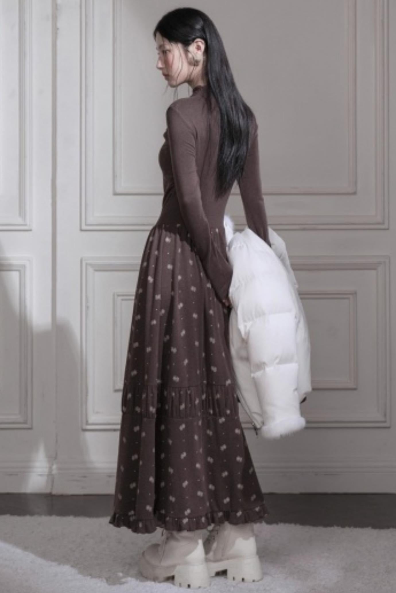 スノーフレークロングドレス