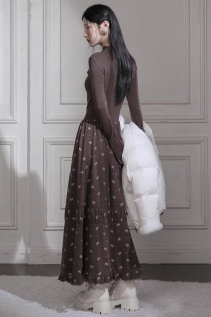 スノーフレークロングドレス