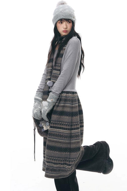 Island Slim Dress + Scarf