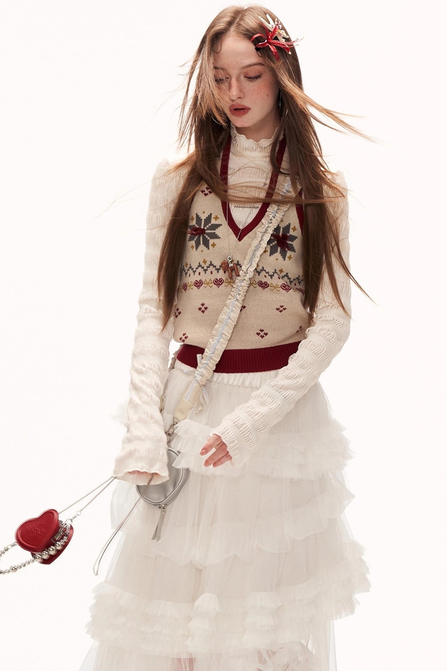 フェアアイルニットベスト