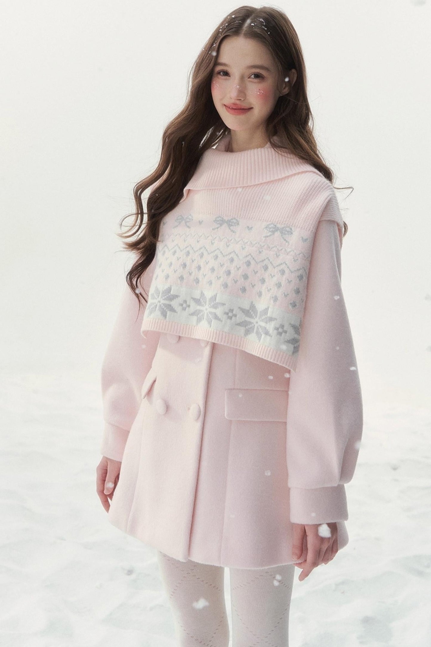 スイートダブルブレスコート+ショールセーター