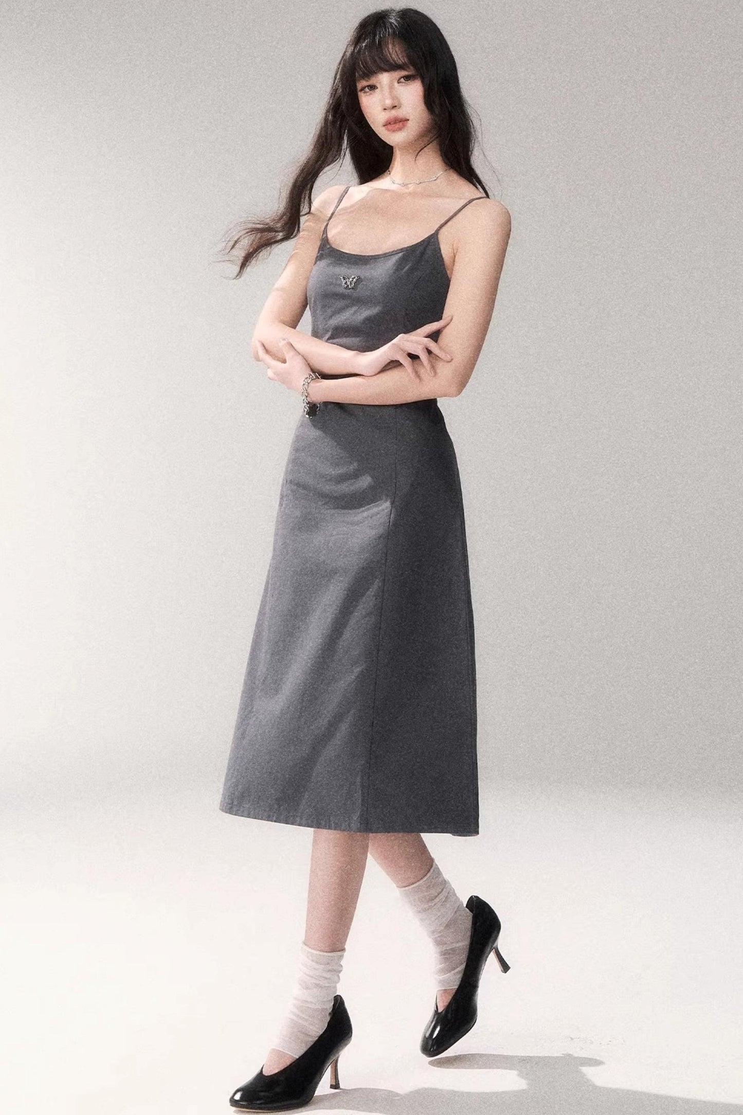 Retro Pure Cotton A-Line Dress