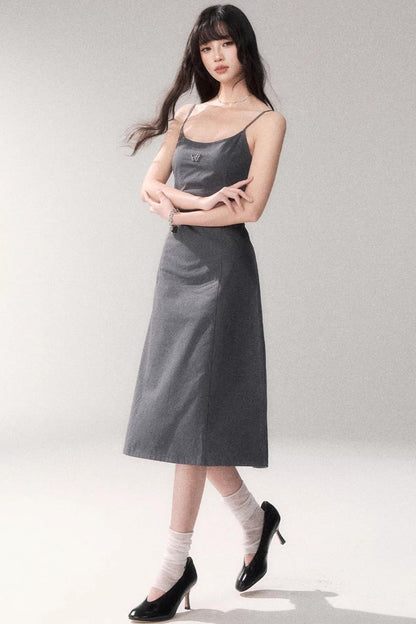 Retro Pure Cotton A-Line Dress