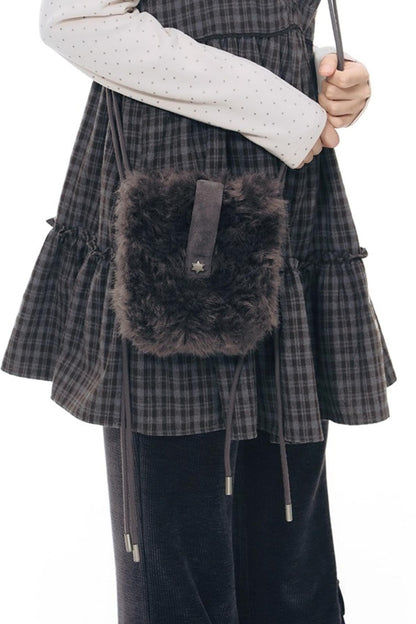 Fur Mini Crossbody Shoulder Bag