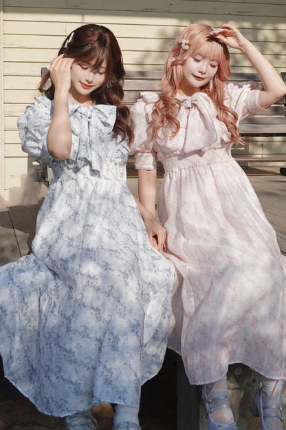 Floral Puff Sleeve Dress