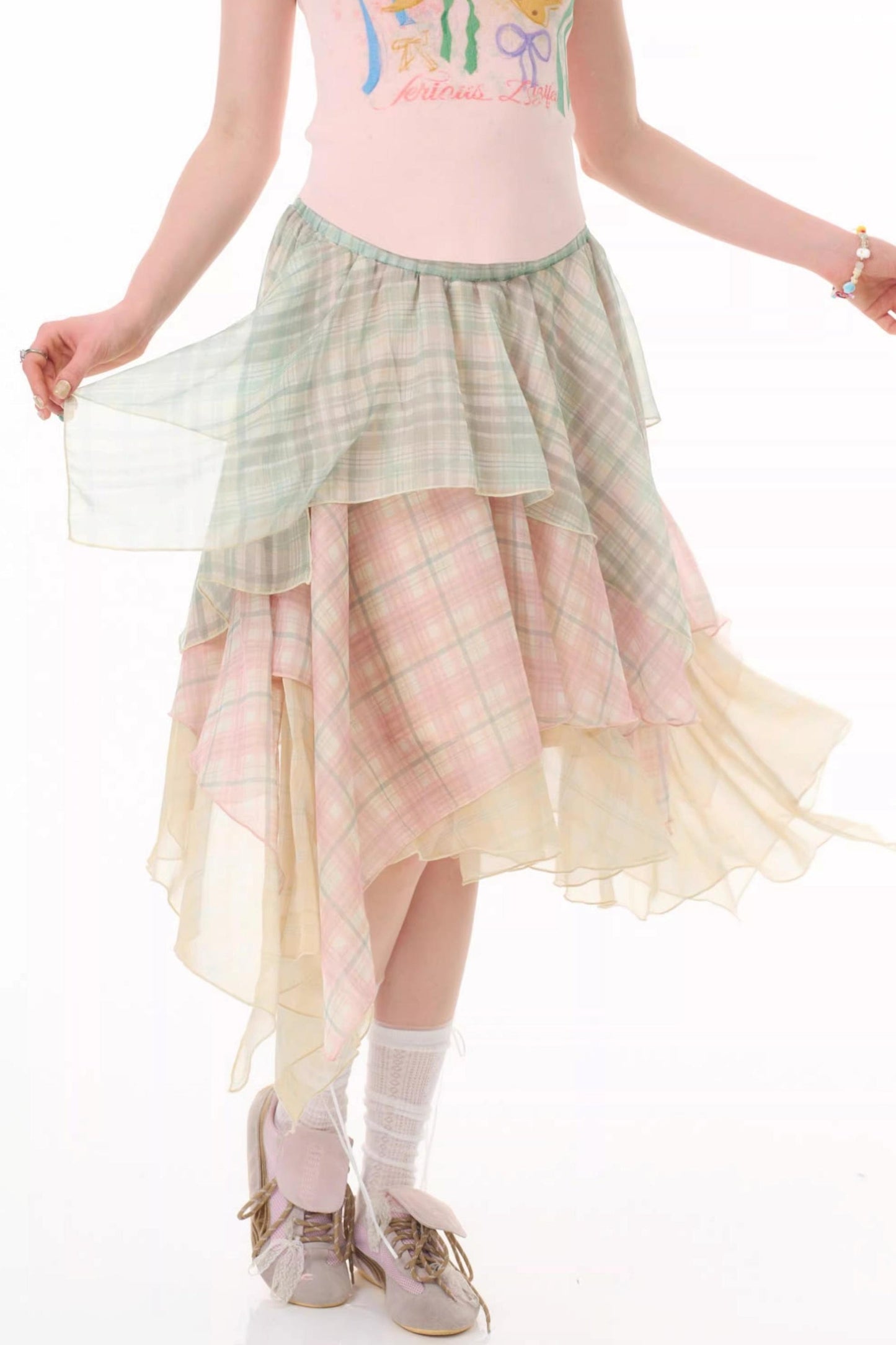 チェリーブロッサムシフォンスカート
