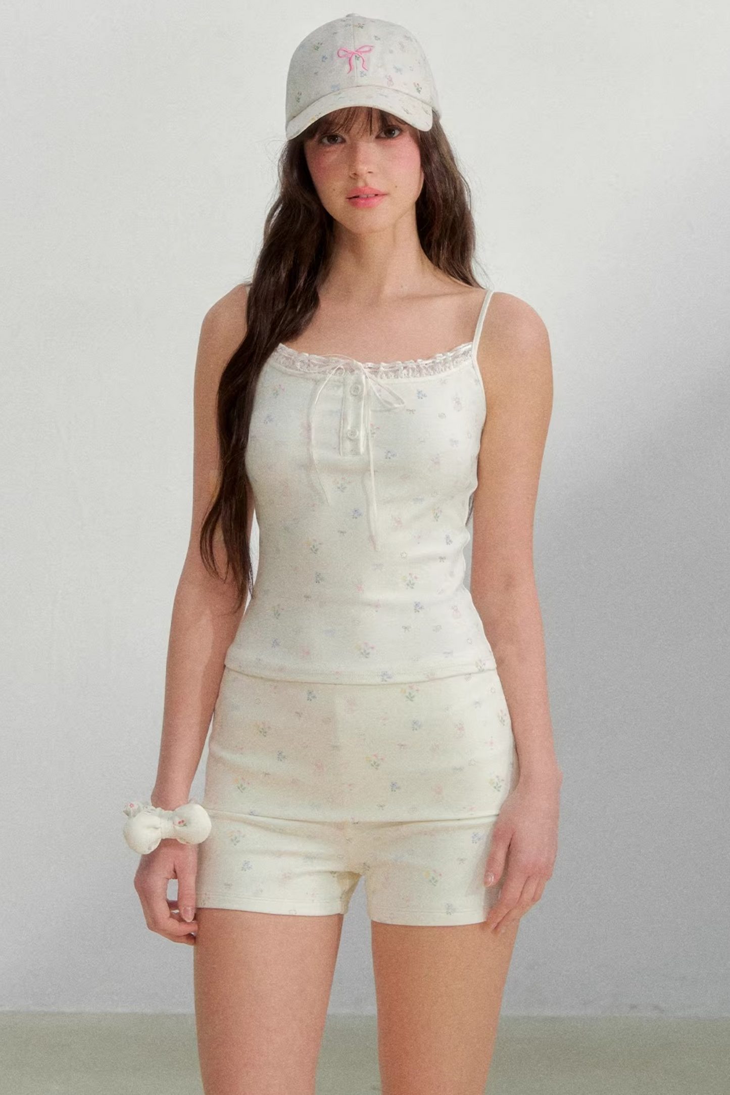 Floral Lace Cotton Camisole