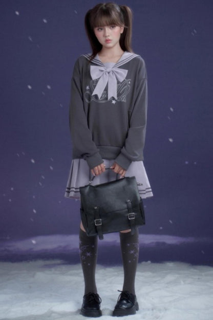 sweet ray purple sailor dress