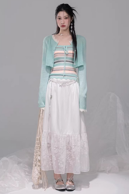 ガーデニアファーストミストフレアロングスカート