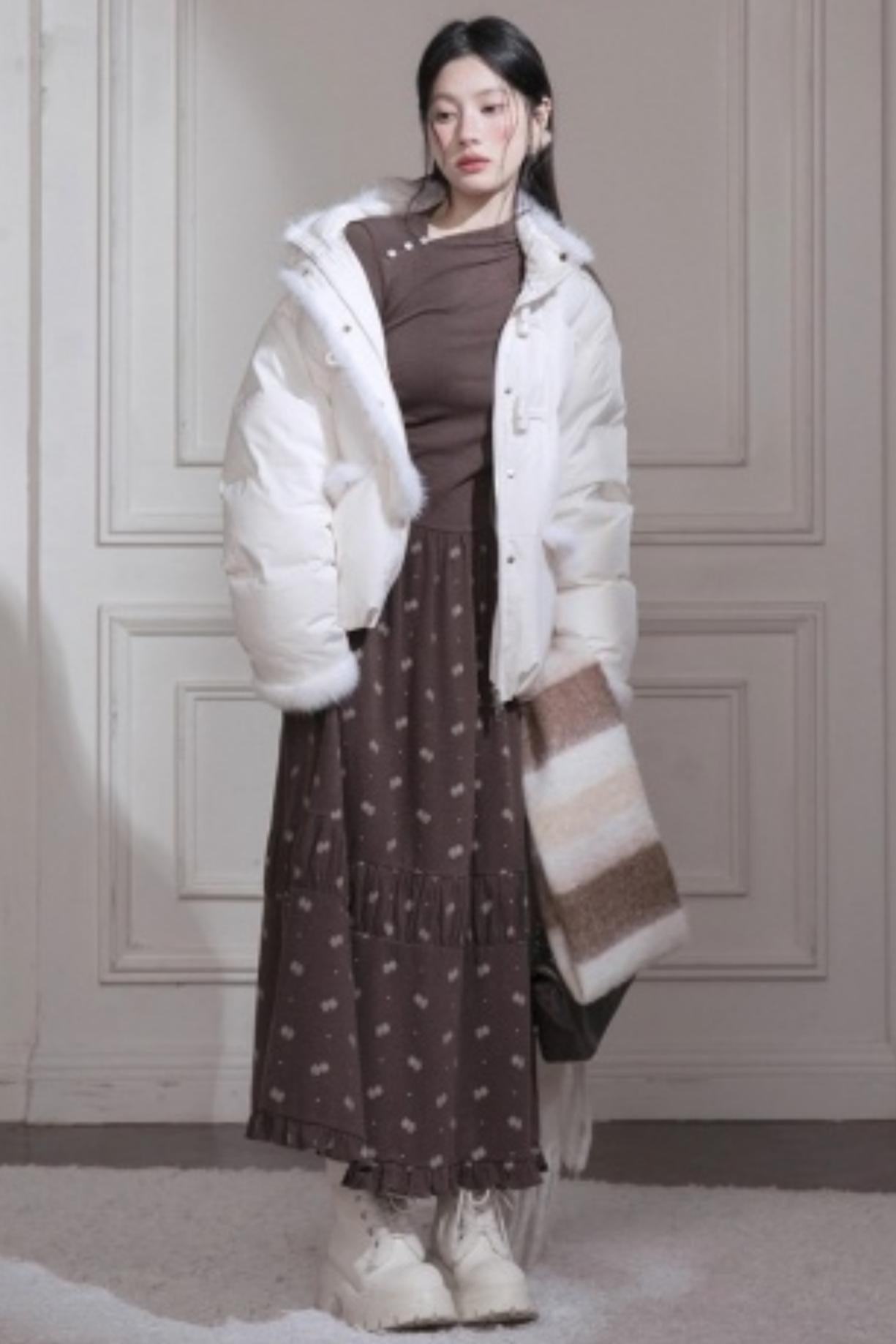 スノーフレークロングドレス