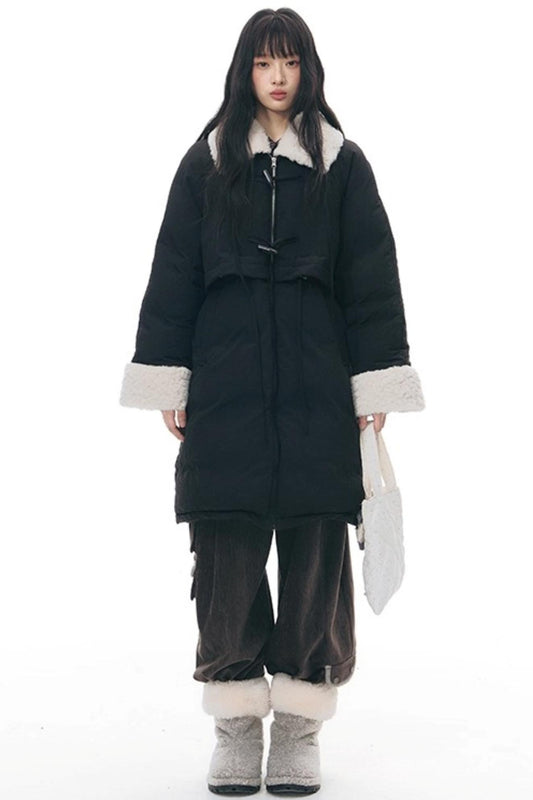 マルチポケットカジュアルロングパンツ+ロールアップワイドレッグミディアムパンツ