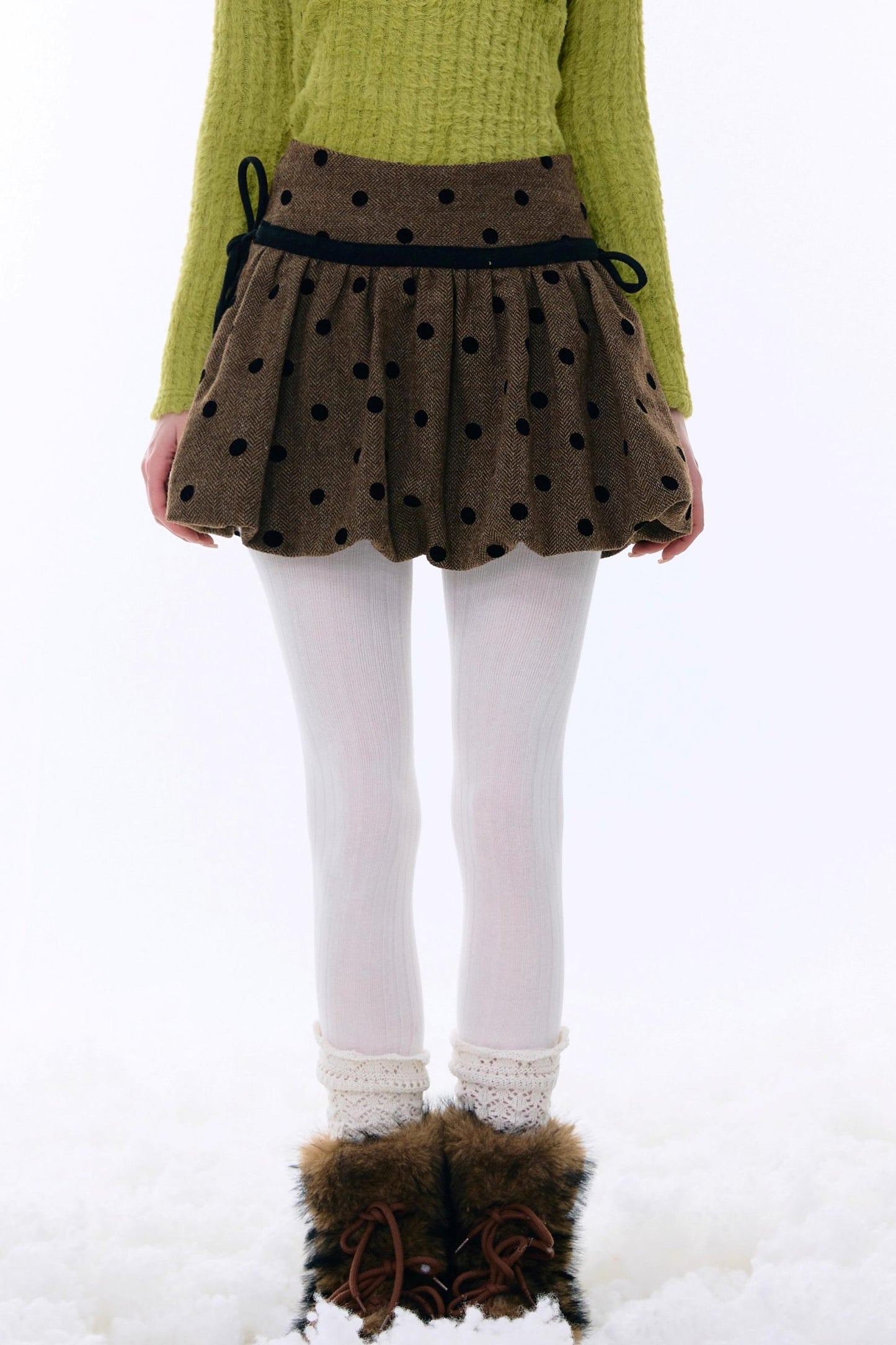 Retro Polka Dot Skirt