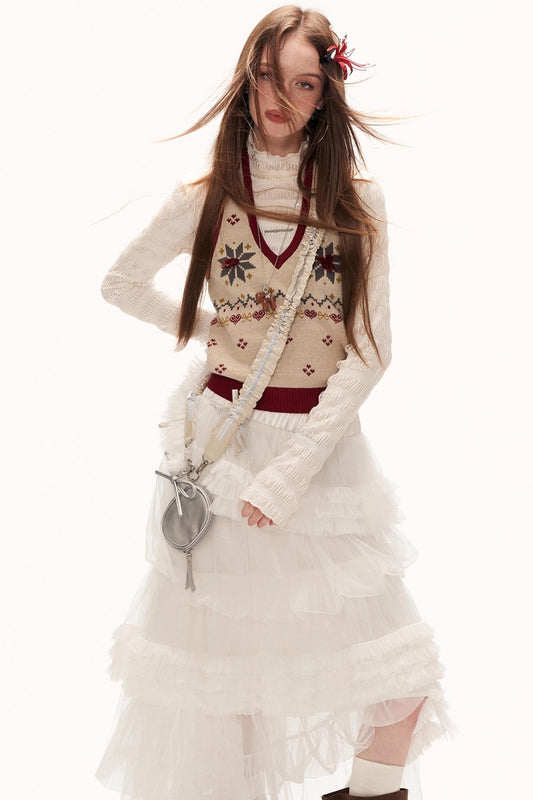 フェアアイルニットベスト