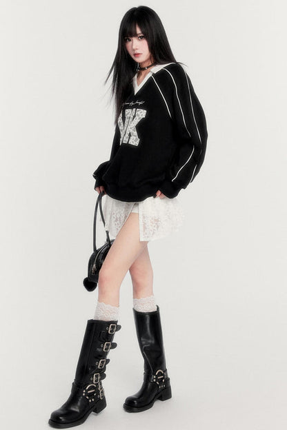 Retro Sporty Sweatshirt