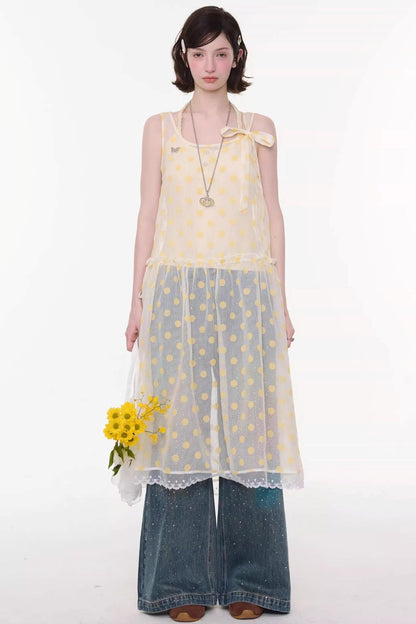 Abito in maglia a pois dolce