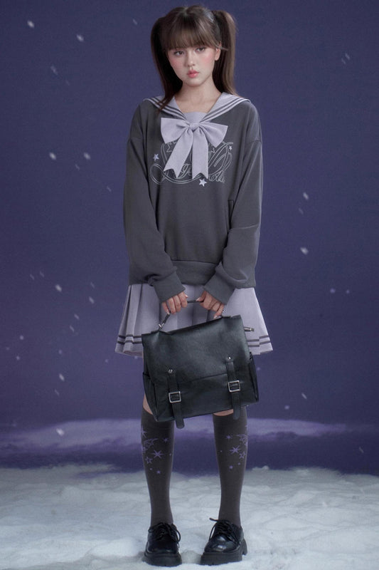 スイートレイパープルセーラードレス