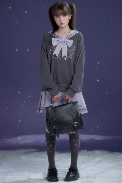 スイートレイパープルセーラードレス