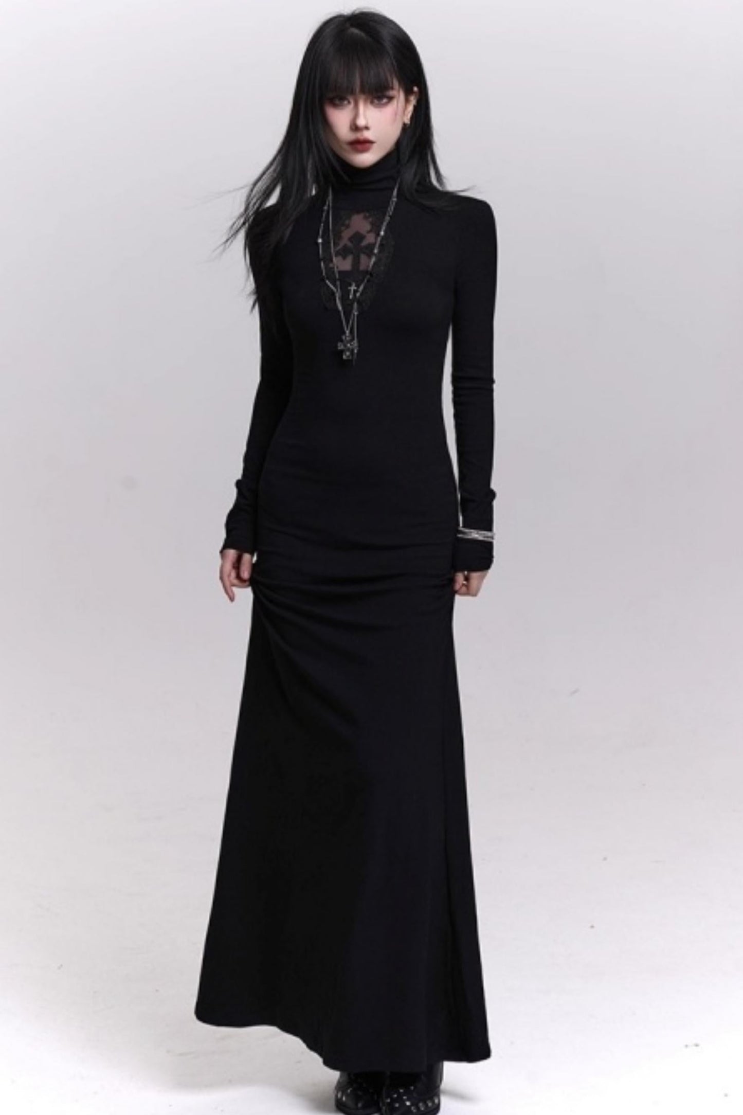 ダークゴシックブラックドレス