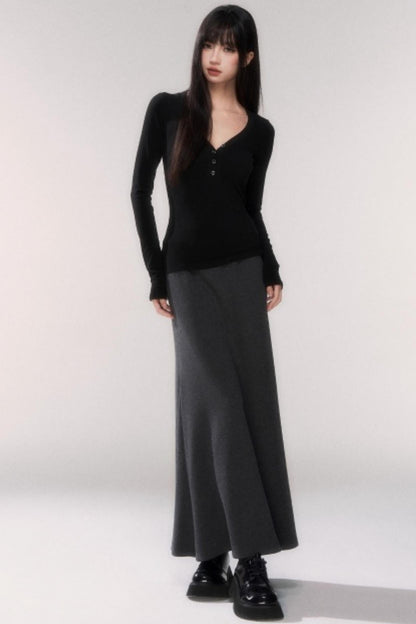 モードラインロングスカート