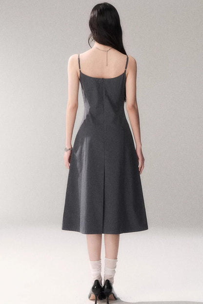 Retro Pure Cotton A-Line Dress