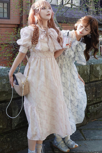 Floral Puff Sleeve Dress