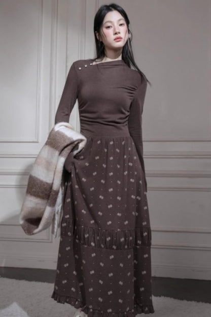 スノーフレークロングドレス