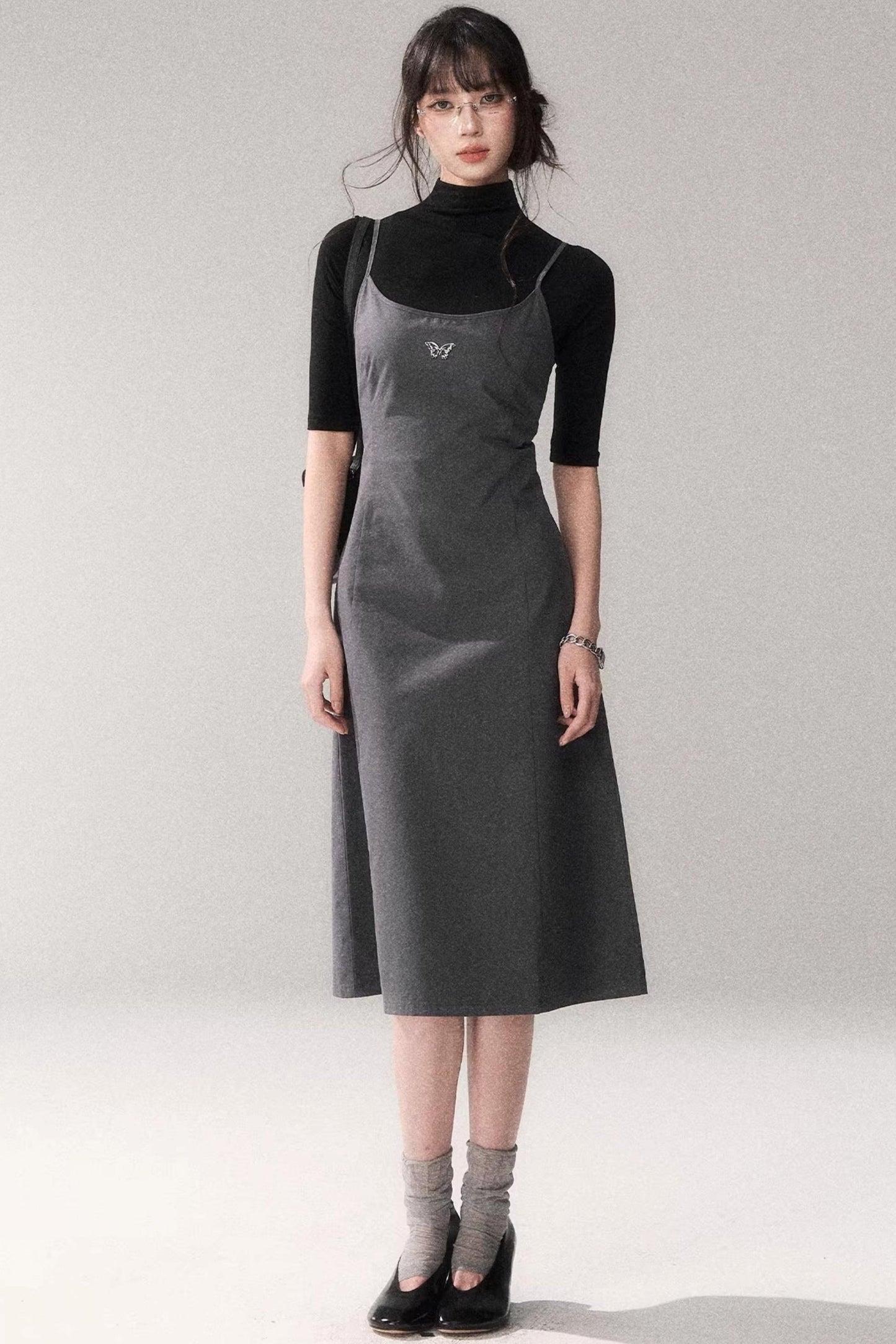 Retro Pure Cotton A-Line Dress