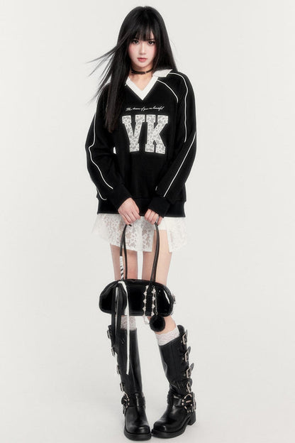 Retro Sporty Sweatshirt