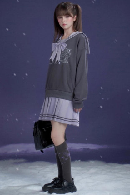 sweet ray purple sailor dress