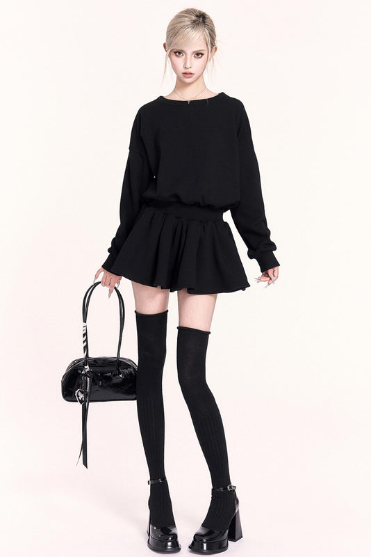 Fleece Line Slim Fit Dress