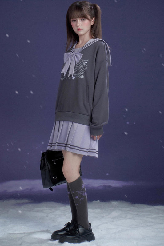 スイートレイパープルセーラードレス