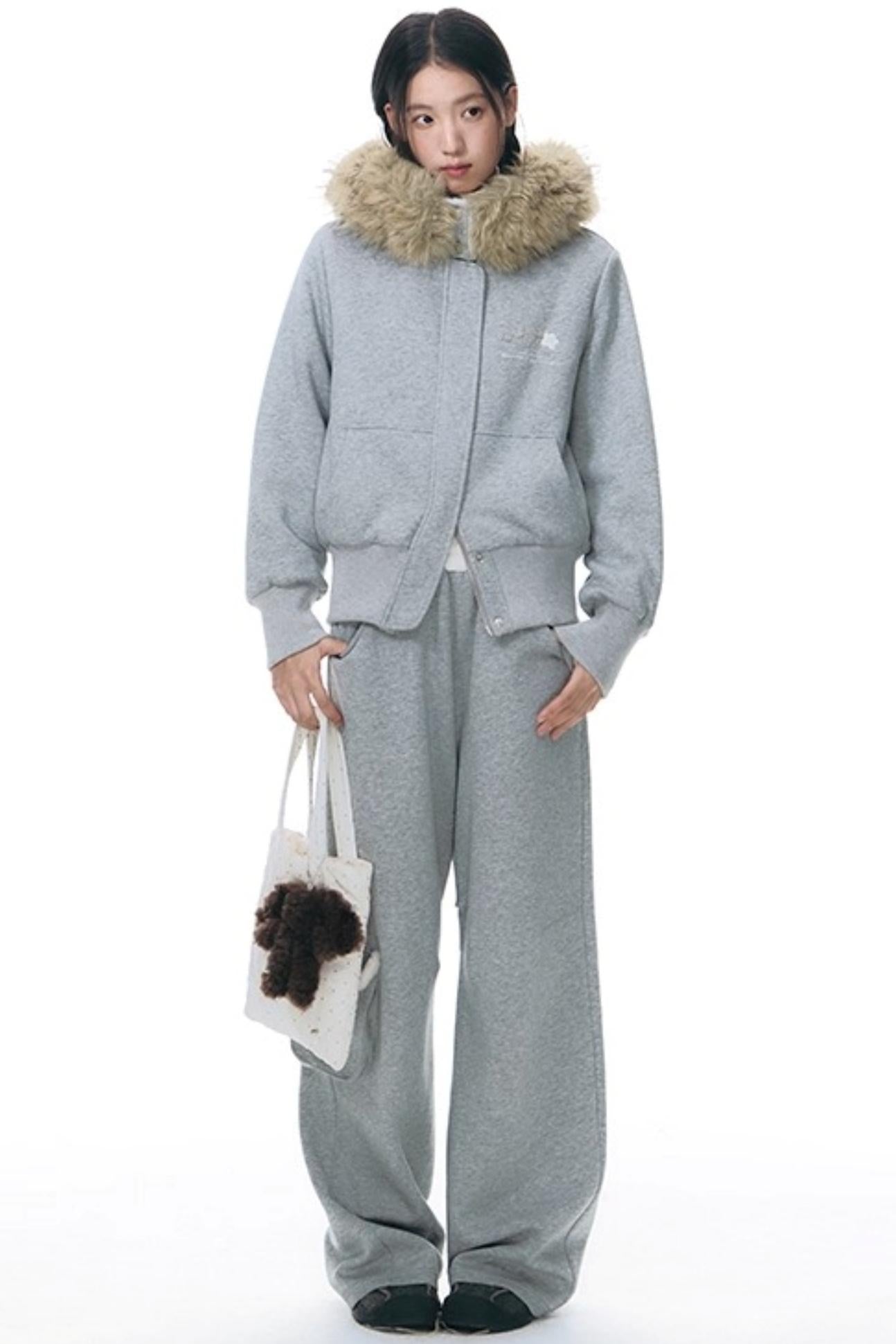 カジュアルワイドレッグパンツ